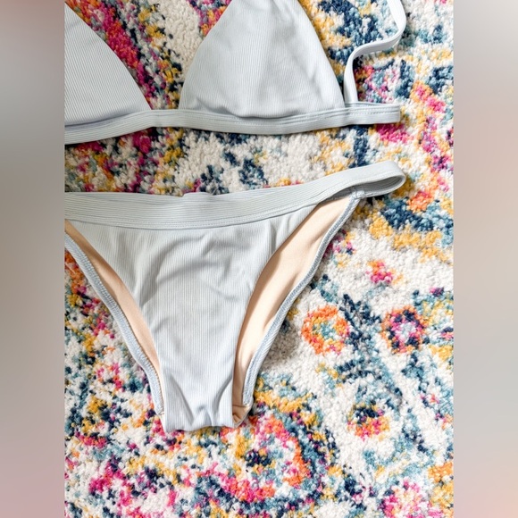 LA Hearts Baby Blue Bikini - Picture 3 of 4